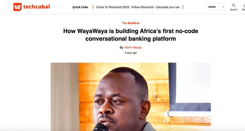 How WayaWaya is Building Africa's first no code agent flow builder